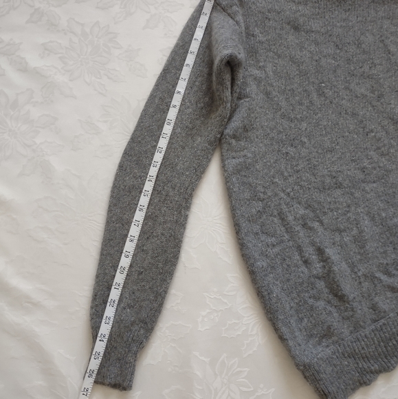 Celine Made in Italy luxury cashmere mohair asymmetric sweater - Picture 7 of 10